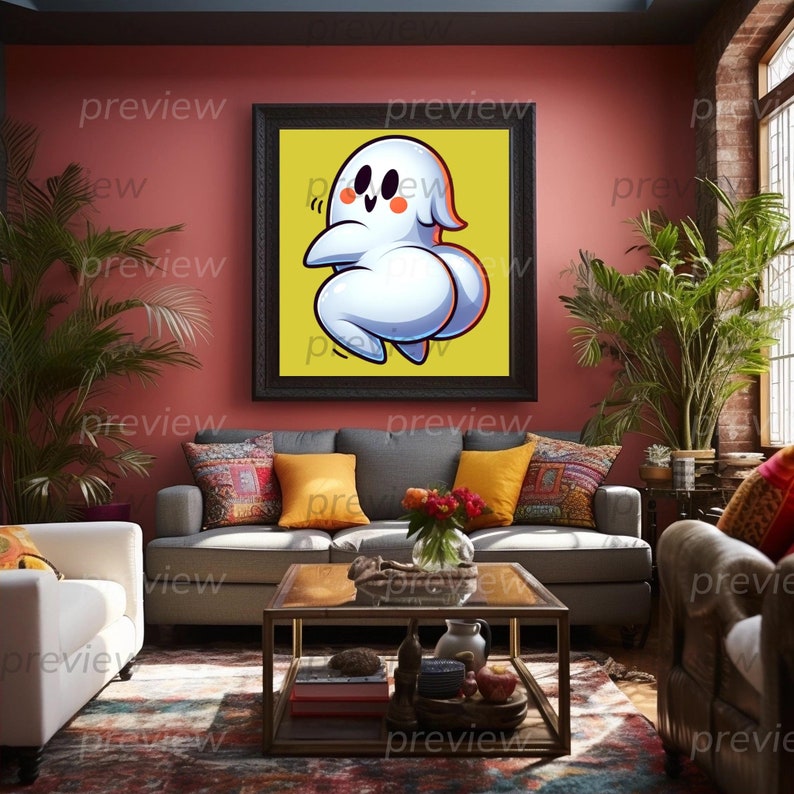 There's Some Horrors In This House PNG Clip Art Bundle Set Funny Halloween PNG Retro Cute Funny Ghost Mummy Witch Spooky Vibes Pumpkin Spice