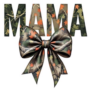 Mama Camo Coquette Bow PNG, Old School Camo png, Girls Camo Bow Png Shirt, Retro Hunting Sublimation, Coquette Bow Png, Camoflauge Print Png