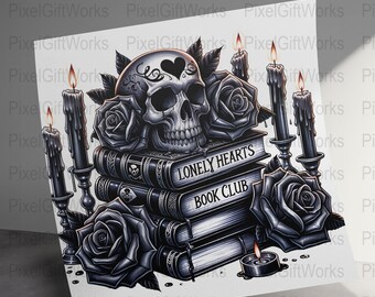 Gothic Romance Book Club PNG: Morally Grey Design (Digital Download)