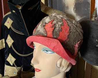 1950\'s Bullocks Los Angeles Velvet & Satin Hat Vintage 1960 main image 2