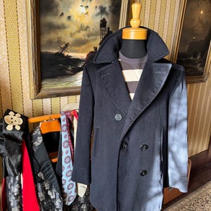 1940s Navy Pea Coat - Etsy