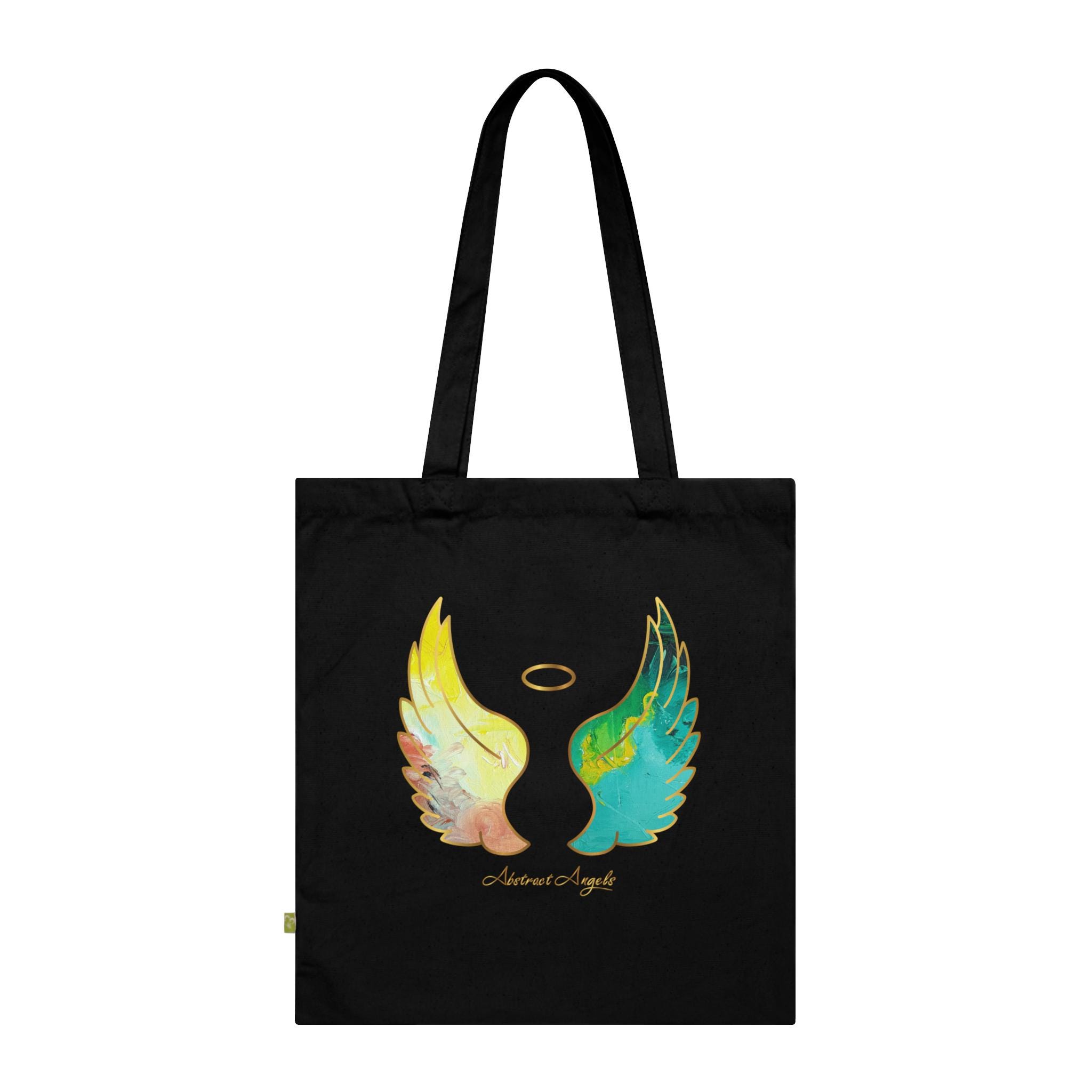 Ariel - Angeli astratti - Borsa tote in cotone biologico