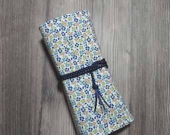 Floral Flowers Tarot Oracle Cards Wrap with Deck Pocket Pouch