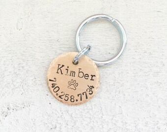 pigs Hand-stamped Metal Pet Tag for dogs The Bad Ass Tag ferrets cats horses