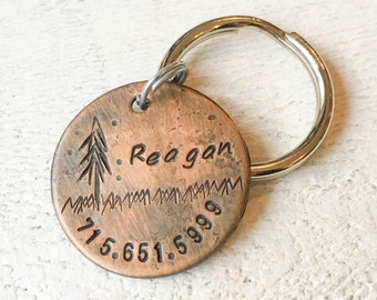 pigs Hand-stamped Metal Pet Tag for dogs The Bad Ass Tag ferrets cats horses