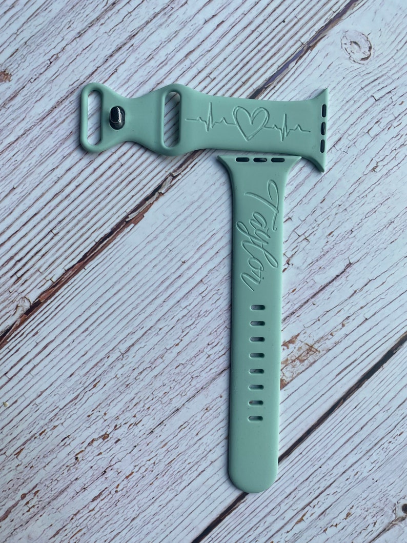 Personalized Nurse Doctor Heartbeat Apple Watch Band Iwatch ...