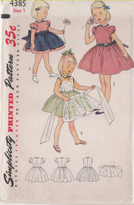 1950s childrens dresses