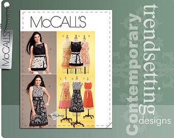 Misses' A-Line Dress or Tunic by Kau Whitt Design Sewing Pattern McCalls 5882 Womens Plus and reg Size Sewing Pattern Size 12-18 UNCUT