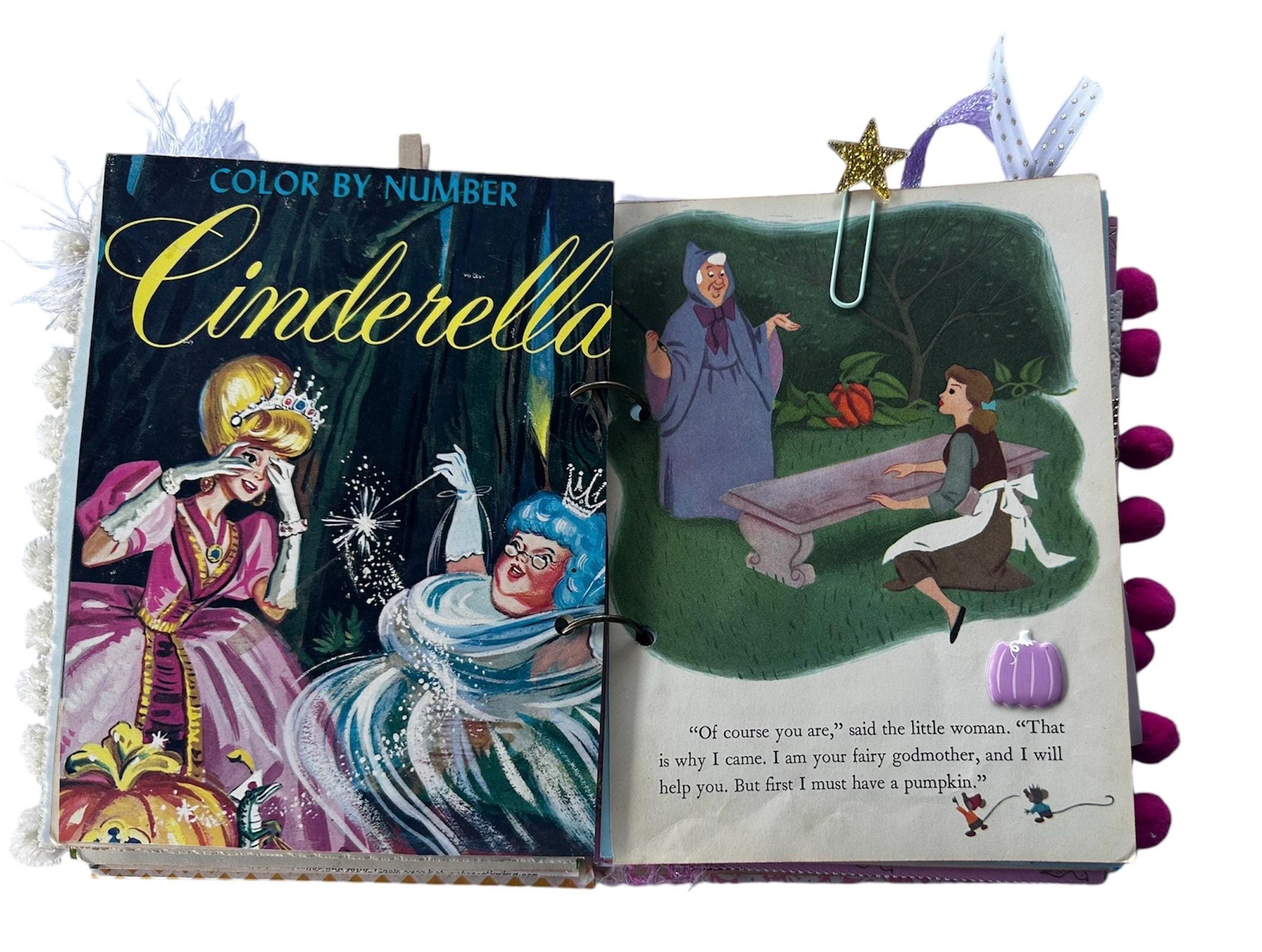 SWEETEST Cinderella LGB Handmade Junk Journal Vintage 50's
