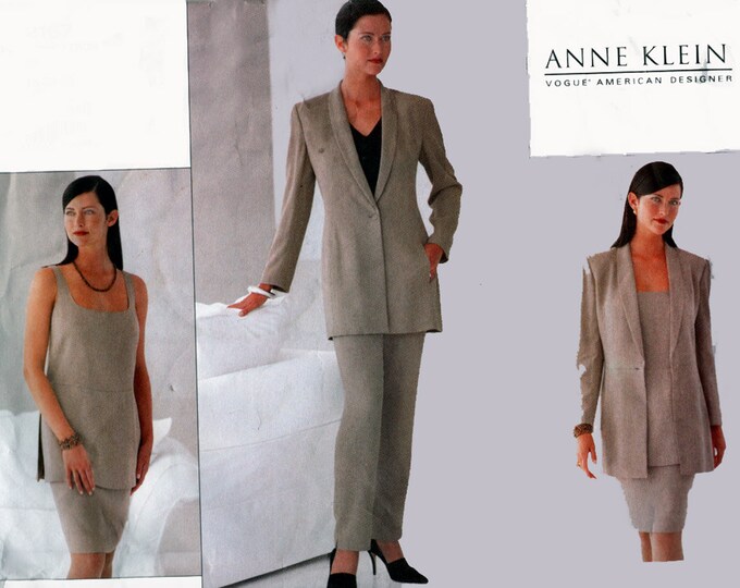 Anne Klein Separates Misses Jacket Top Skirt & Pants Vogue Etsy