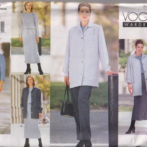 Vogue Separates Pattern 2381 - Misses' Jacket, Dress, Top, Skirt & Pants - Vogue Wardrobe Pattern - Size 18/20/22 UNCUT OOP