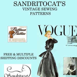 Vintage 60s Mod Designer John Cavanagh of London Fitted Suit and Blouse Sewing Pattern Vogue Couturier Desgin 1317 Sz 12 B 32 image 5