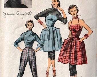80s〜 rockabilly satin style vintage 短丈 S8645 | Simplicity Sewing Pattern Misses' Vintage Tops
