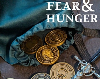 FEAR AND HUNGER Coin | Termina | Metal Collectors coin | Lucky coin toss