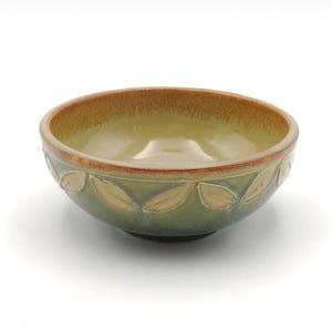 Cuenco en gres de colores rústicos