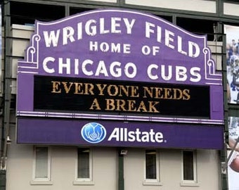 Wrigley in Purple - Original  Fine Art Photograph