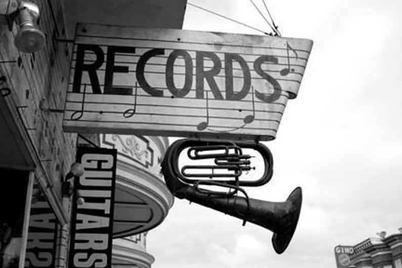 Records San Francisco Original Fine Art Photograph image 1