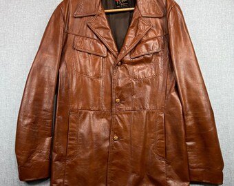 Vintage Reed Sportswear Men's Leather Blazer Jacket - Etsy