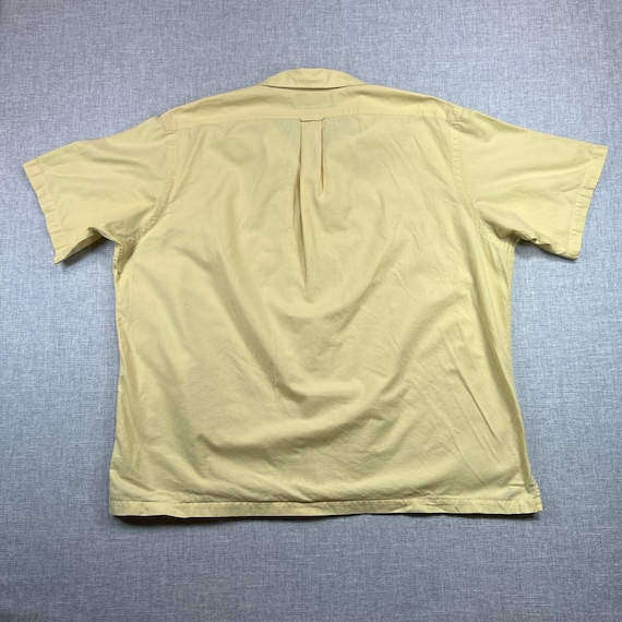 Vintage Polo Ralph Lauren Caldwell Shirt Mens XXL Yellow Cotton