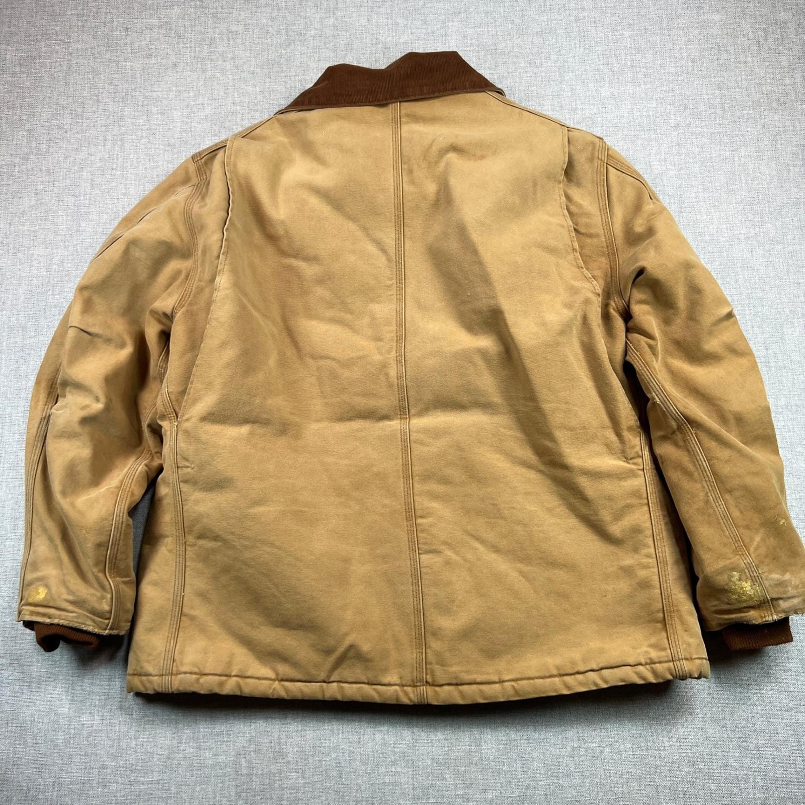 Vintage 90s Carhartt CQ186 Brown Mens 50 XXL Arctic Quilt Lined