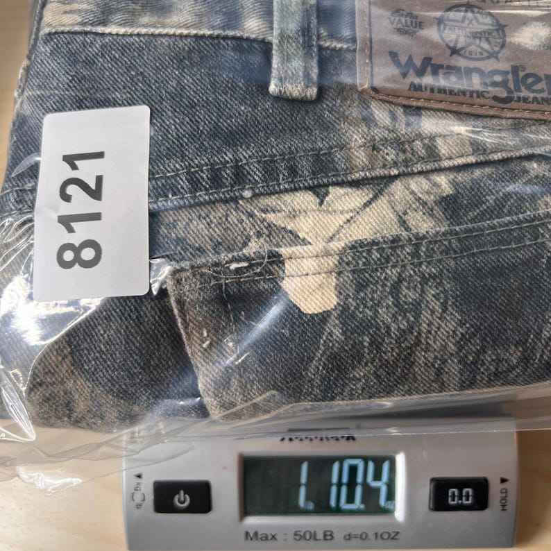 VTG 90s Wrangler Double Knee Camo Jeans Men 34x30 Made in USA Hunting Streetwear image 11