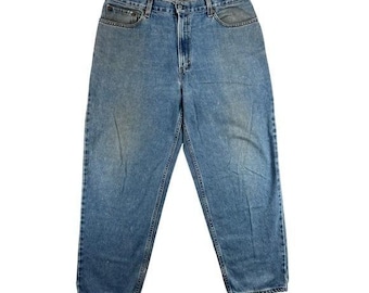 VTG Levis 560 Men 38x30 Blue Jeans Comfort Fit Baggy Taper Leg Y2K Light Wash
