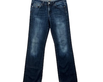 Paige Premium Denim Doheny Straight Leg Jeans Mens 34x34 Blue Denim USA Made Y2K