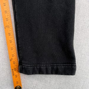 VTG Y2K Nike Fleece Sweatpants Joggers Men Large Black Athletic Lounge Swoosh image 6