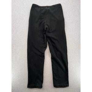 VTG Y2K Nike Fleece Sweatpants Joggers Men Large Black Athletic Lounge Swoosh image 2
