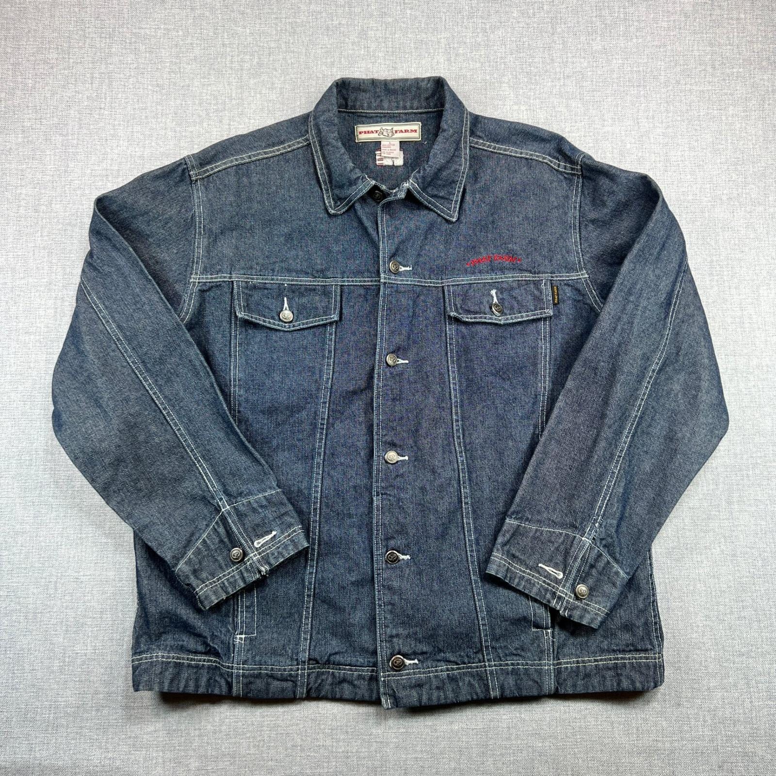 Phat Farm Denim Jacket - Etsy