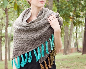 Western Auto Shawl (Knitting Pattern)