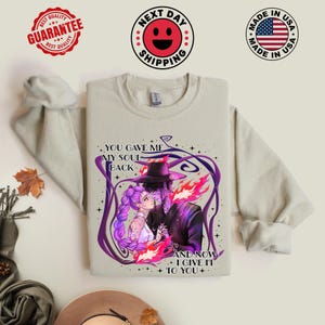Rumi Jinu Kpop Demon Hunter Sweatshirt, Otaku kawaii pastel shirt, You Give Me My Soul Back, KPDH Rujinu Tee, Huntrix Saja Boys Kpop Movie