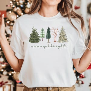 Merry and Bright Shirt, Christmas Sweatshirt, Family Christmas Sweatshirt, Christmas Sweatshirts for Women, Merry Christmas Sweatshirt