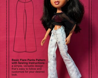 Bratz Sewing Pattern for Flare Pants1