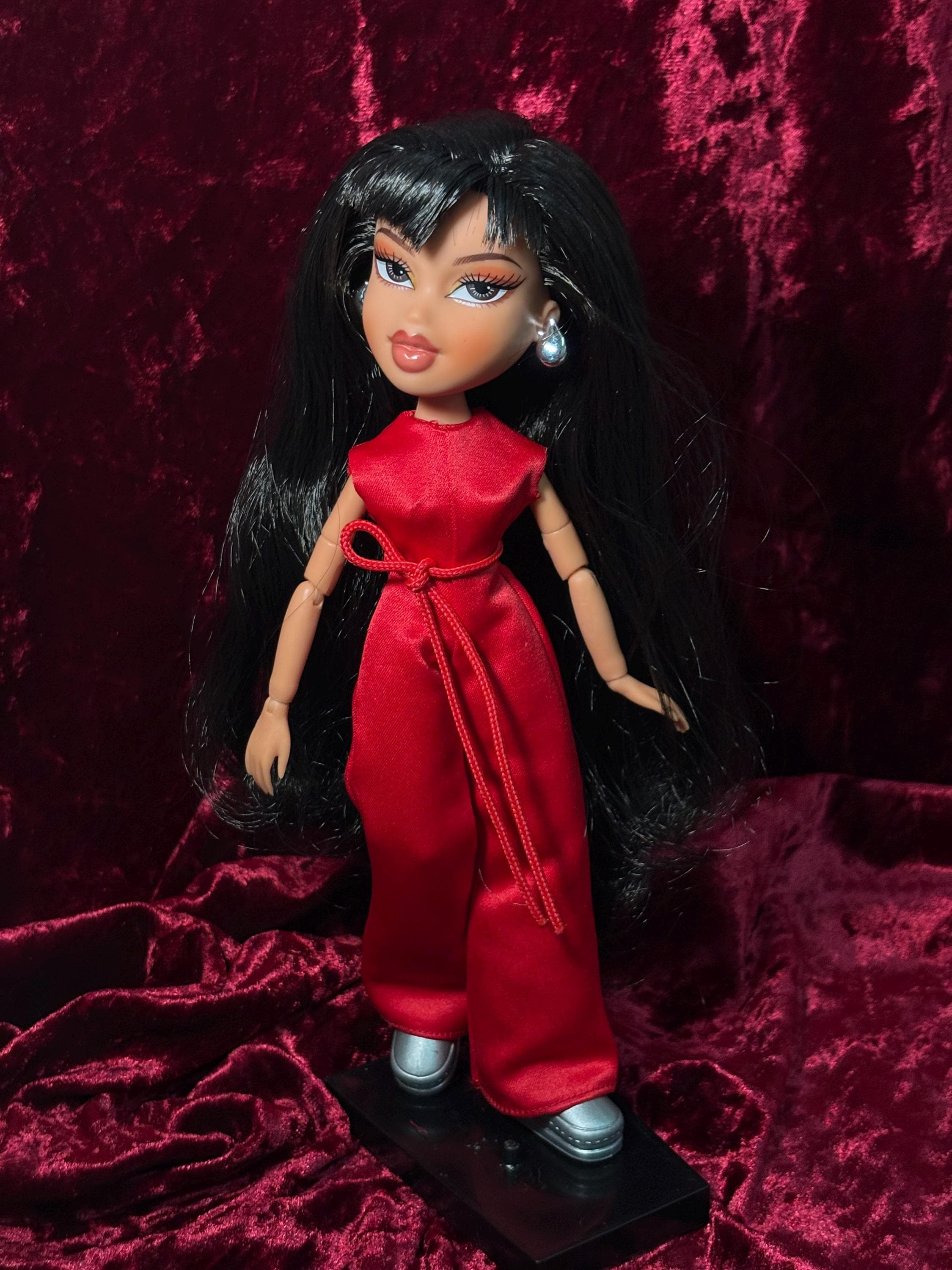 bratz doll red dress Bratz Doll Wide Leg Overall Sewing Pattern - Printable PDF for Custom  Creations