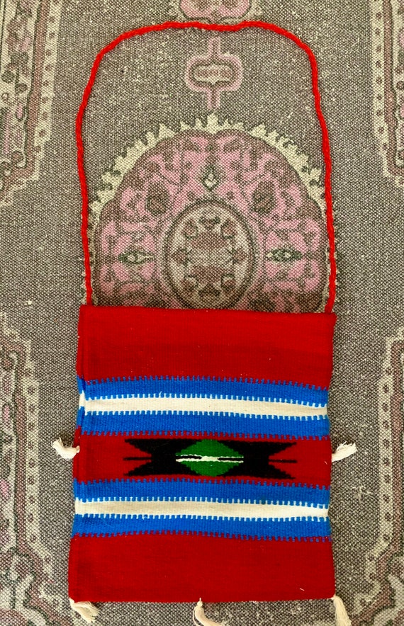 Ortega's New Mexico Chimayo Wool Purse/ Hand Wove… - image 2