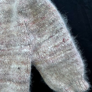 Jupe Pierre Cardin Neuve Des Années 80 - Laine/angora Framboise, Taille 40, Made In Italy