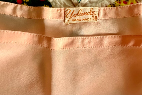Gorgeous 1920's Peach Silk Rayon Tap Pants Linger… - image 8