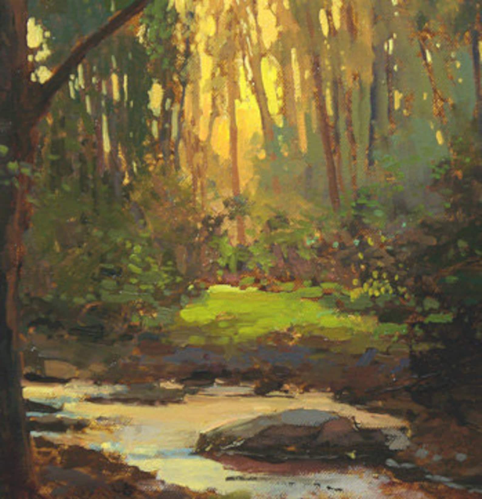 Rocky Creek Giclee Fine Art PRINT of Original Painting Etsy