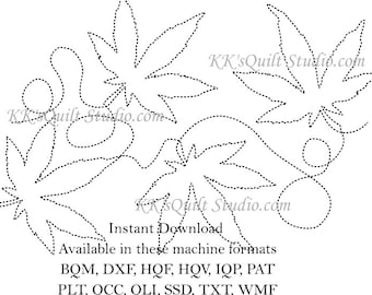 Up In Smoke - Longarm Digital Quilting Pattern  Edge to Edge Instant Download