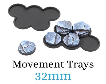 Movement Trays - Round 32mm