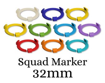 Marqueurs d'escouade - 32 mm (10x)