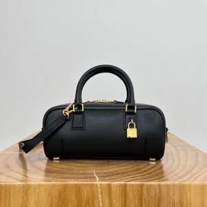 Leder Top Griff Tasche, kleine Damen Handtasche, elegante Leder Clutch Tasche