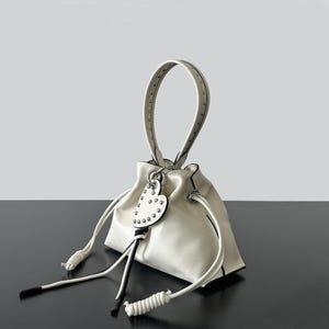 Leather Top Handle Bag, Soft Leather Shoulder Bag, Minimalist Women&#39;s Handbags, Crossbody Bag