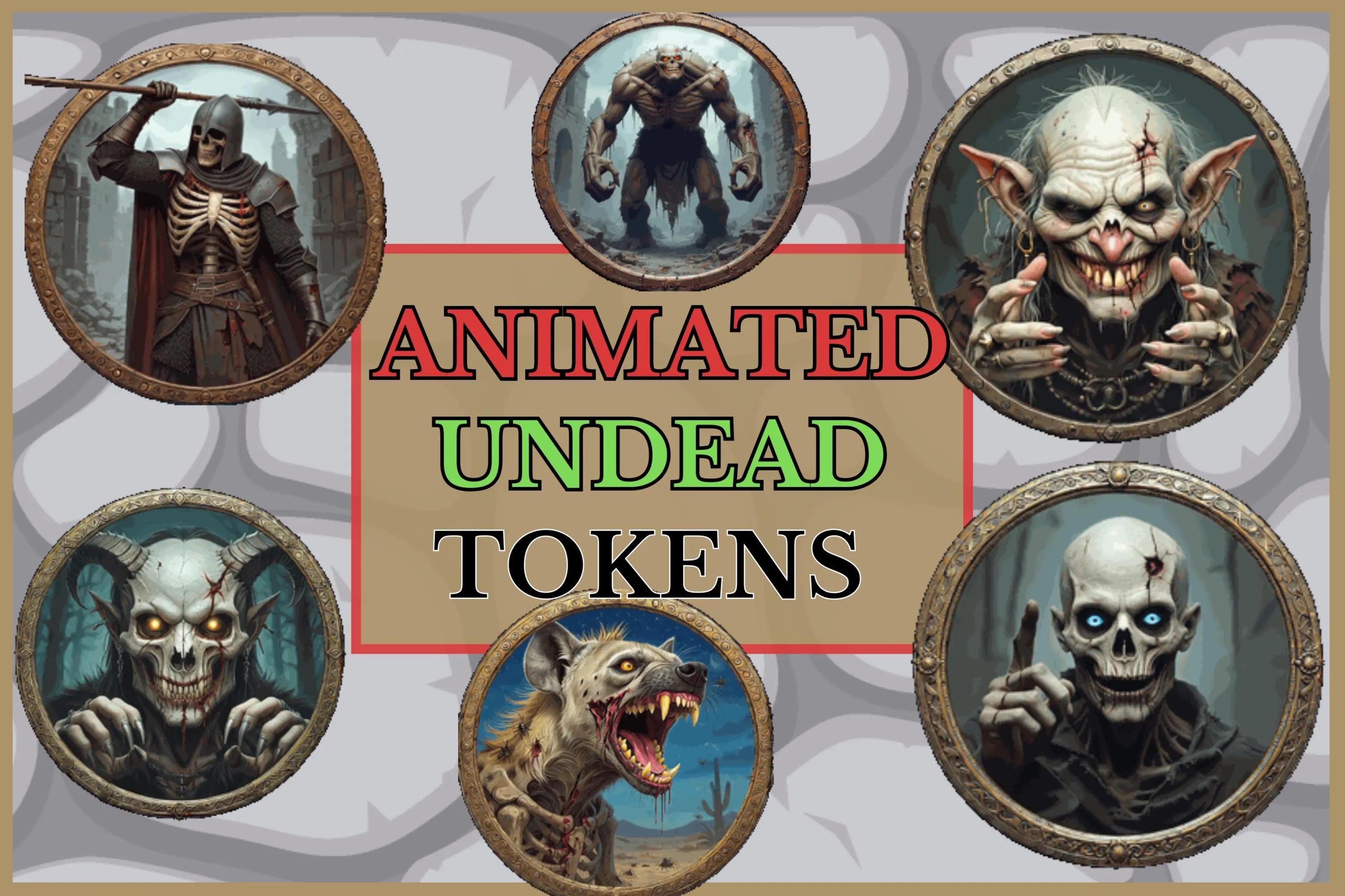 100+ Animated Undead Tokens - Dnd Compatible – Circular Living Tokens ...