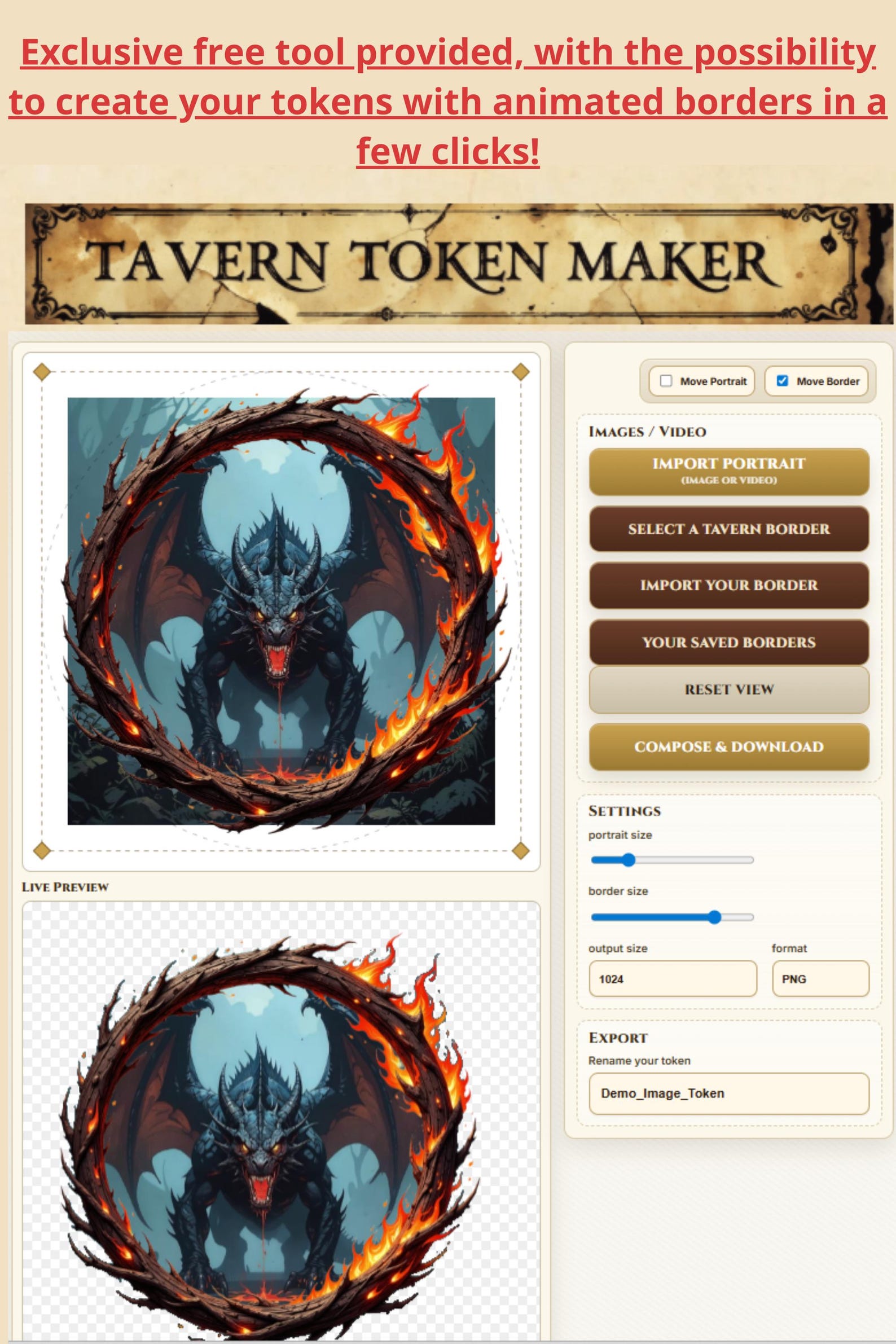 300+ Animated Dnd Token Frames - RPG Token Borders - Game Masters ...