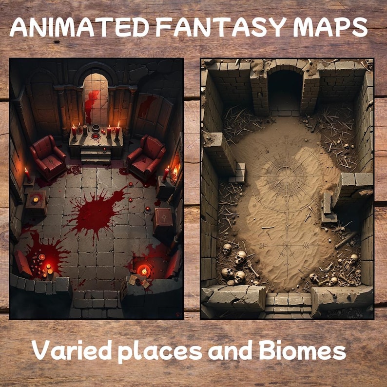 500+ DND MAPS Animated & Alive ! Battlemaps With Sound for VTT Rpg or ...