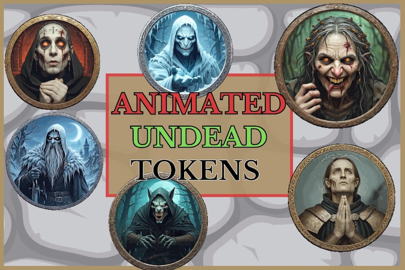 100+ Animated Undead Tokens - Dnd Compatible – Circular Living Tokens ...