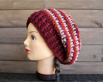 Sunburst Slouchy - PDF Crochet Pattern - Crochet Hat - Sunburst Hat - Star Hat - Flower Hat
