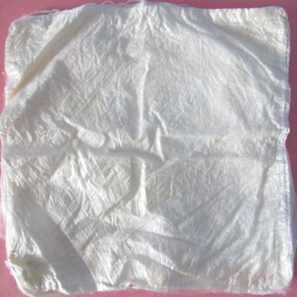 100% Cultivated Silk Hankies - 1oz - Free Shipping